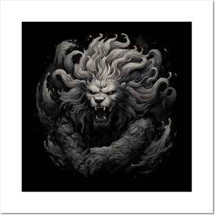 Mystic Lion Posters and Art